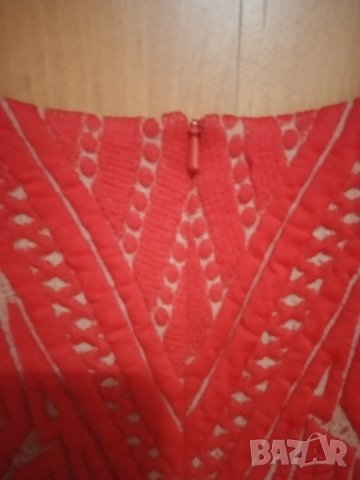 Официална червена рокля , снимка 6 - Рокли - 43491951