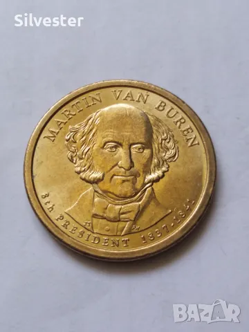 2007, 2008, 2009, 2010 ONE US Dollar coin, Президентски долари-монети, USA, A. Lincoln, Washington., снимка 11 - Нумизматика и бонистика - 47634763