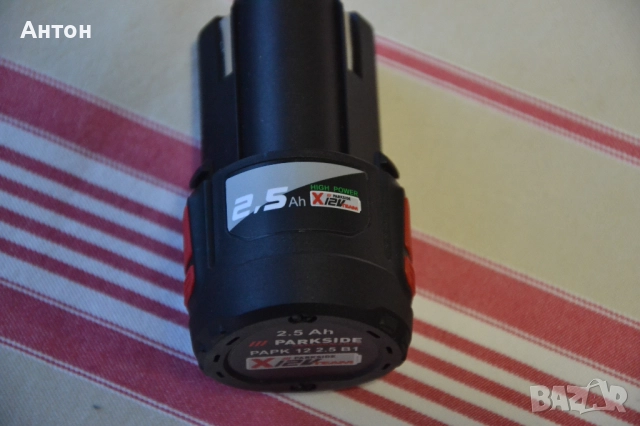 Нова батерия Parkside 12V, 2.5Ah, снимка 2 - Други инструменти - 52459636