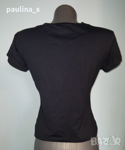 Два броя / "Esprit" Еластична блуза тип тениска / черна и червена / унисайз , снимка 5 - Тениски - 26368319