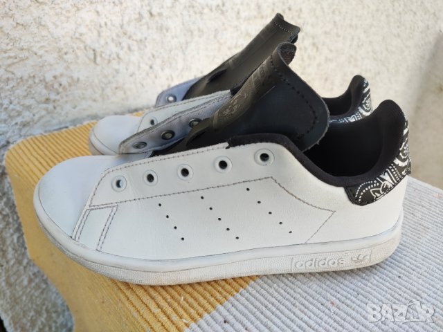 кожени маратонки Adidas Originals STAN SMITH CG6565, снимка 3 - Детски маратонки - 42961024