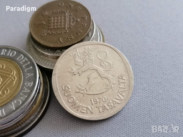 Монета - Финландия - 1 марка | 1970г., снимка 2 - Нумизматика и бонистика - 40539815