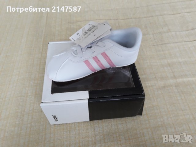 Детски буйки Adidas VL Court , снимка 2 - Бебешки обувки - 40279164