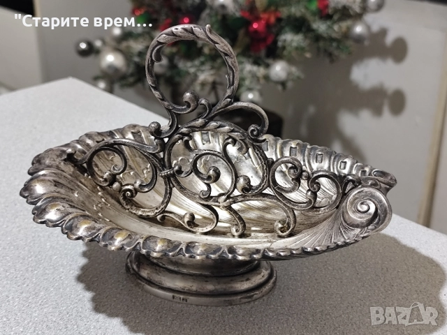 Антикварен Посребрен Лъжичник WMF