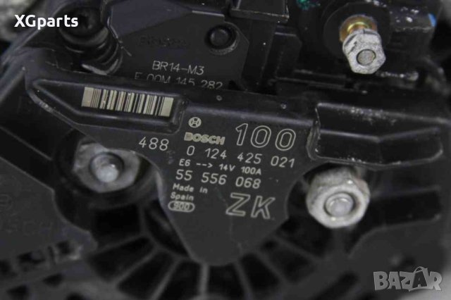 Алтернатор / генератор за Opel Meriva A 1.4i 90к.с. (2003-2010) 0124425021, снимка 4 - Части - 44097442