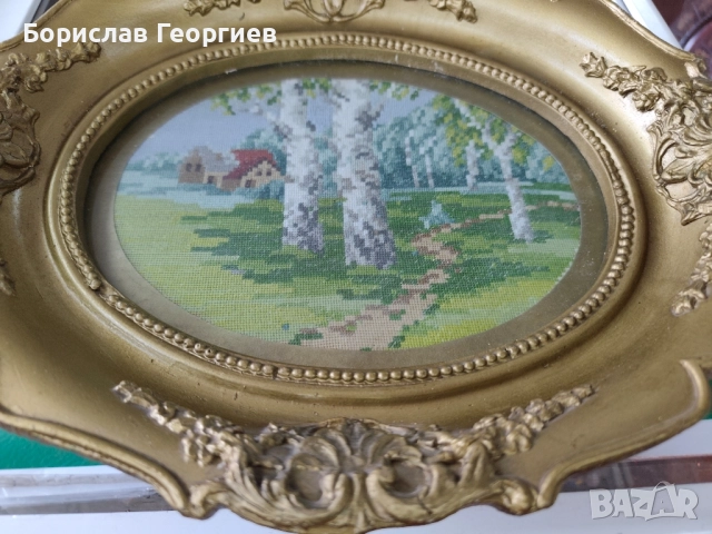 Овален гоблен, снимка 5 - Гоблени - 52546119