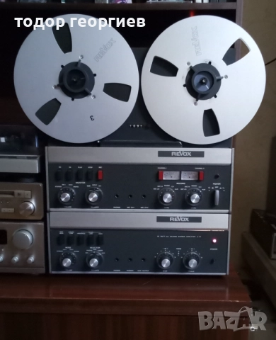 Продавам комплект REVOX А 77 4 писти профилктифани!!! напълно,с НАП адаптори,пълна празна ролки .