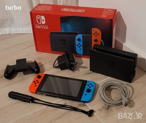конзола Nintendo Switch - Red & Blue + Switch PRO Controller