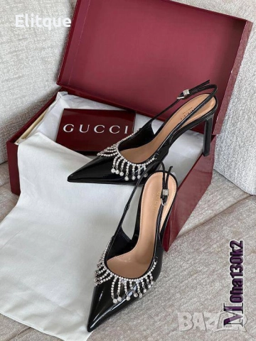 обувки на ток Gucci , снимка 4 - Дамски обувки на ток - 52938599