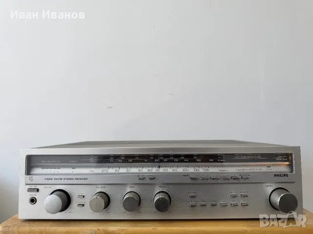 Винтидж Стерео Ресийвър Philips - F5212 Stereo FM Receiver, снимка 3 - Ресийвъри, усилватели, смесителни пултове - 50154161