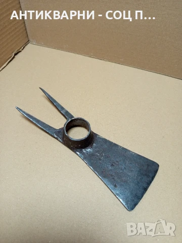 Соц Стара Ръчно Кована Мотичка Каластирка., снимка 4 - Антикварни и старинни предмети - 50659531