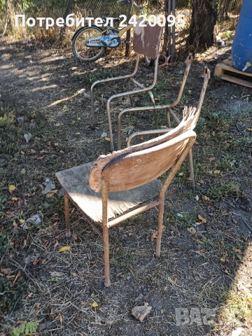 3 броя железни стола-50лв