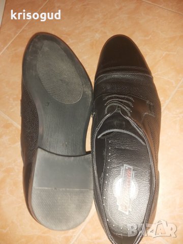 Елегантни мъжки обувки от естествена кожа Fantasia (Megias) №41 27,5см, снимка 8 - Официални обувки - 28504621