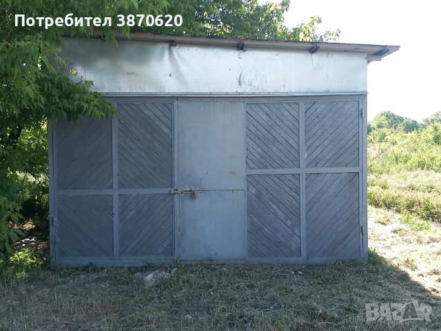 Метален Преместваем Гараж с размери ш:4м д.5.80м