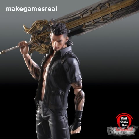 Екшън фигура Final Fantasy XV - Gladiolus, снимка 6 - Аксесоари - 43289131
