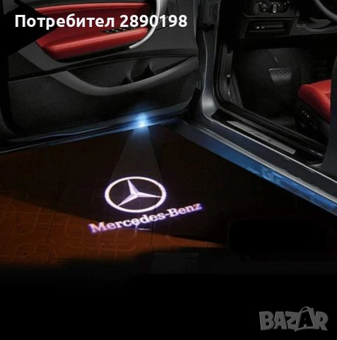 LED лого проектор за врати, 2 бр. Mercedes/BMW/Audi/Volkswagen