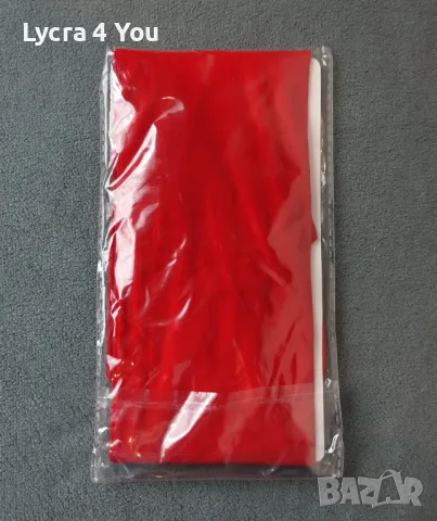 S/M червени чорапи за жартиери с ликра, снимка 5 - Бельо - 47443034