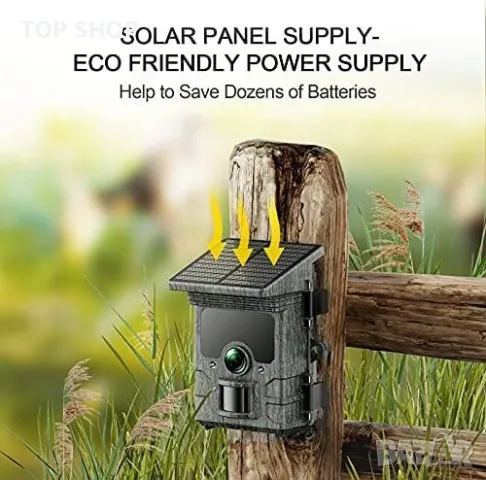 Нова Скрита WiFi Камера за Дива Природа 4K 46MP със Соларно Зареждане, снимка 7 - Друга електроника - 49203356