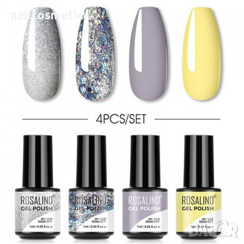 UV&LED ГЕЛ ЛАК 4 ЦВЯТА КОМПЛЕКТ 107