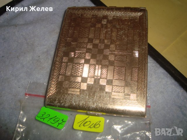 СТАРА ПОЗЛАТЕНА MADE in CHINA РЕТРО - ВИНТИДЖ КОЛЕКЦИОНЕРСКА ОРНАМЕНТИРАНА ТАБАКЕРА 32197, снимка 6 - Колекции - 38289046