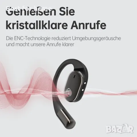  Bluetooth слушалки с отворено ухо NEUNVOX, снимка 4 - Bluetooth слушалки - 50035158