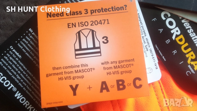 MASCOT 19079-511 ULTIMATE STRETCH Work Trousers размер 52 / L еластичен работен панталон W4-648, снимка 8 - Панталони - 52486087