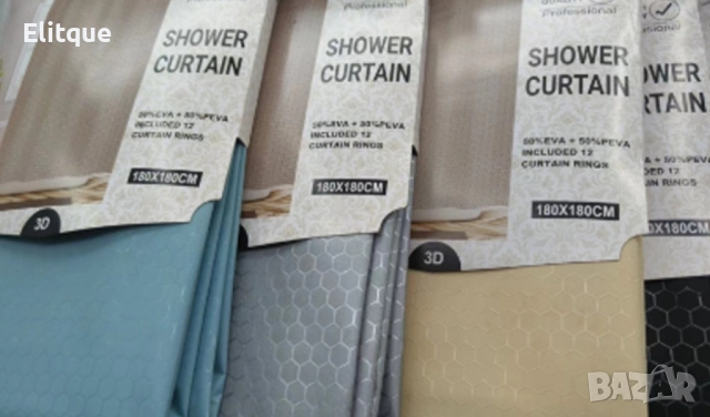 Завеса за душ 3D 180х180