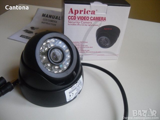 CCD IR Камера  Aprica 2500TVL, 3.6mm, за вътрешен и външен монтаж, снимка 2 - Аналогови камери - 40015435