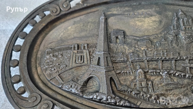 Метално пано Париж, снимка 2 - Декорация за дома - 52127519