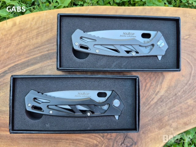 Руски сгъваем нож НОКС МАЙОР нов модел, снимка 5 - Ножове - 51667974