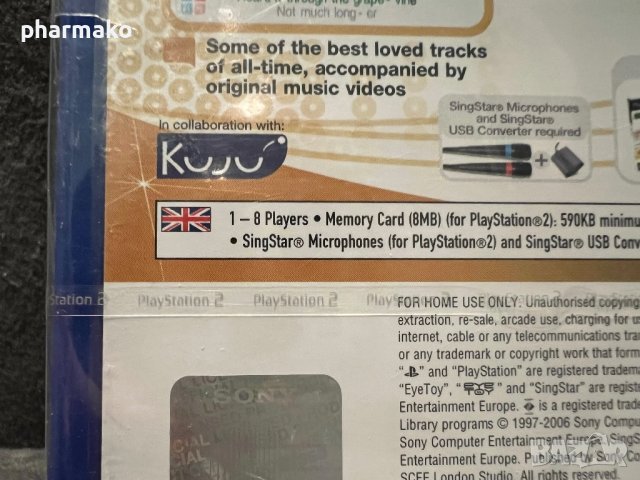 PS2 игра НОВА запечатана: SingStar Legends , снимка 3 - Игри за PlayStation - 44133059
