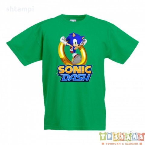 Детска тениска Соник Sonic the Hedgehog Sonic Dash, снимка 3 - Детски тениски и потници - 32942990