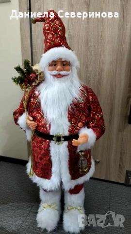 Коледна фигура Дядо Коледа – създай празнично настроение у дома!, снимка 4 - Декорация за дома - 52313668