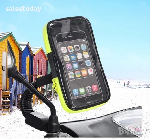 Стойка за телефон за мотор, за огледало, Универсална, водоустойчива, снимка 4 - Аксесоари и консумативи - 51766466