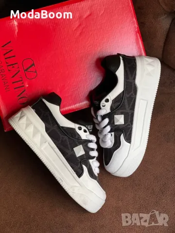 Valentino кафяви дамски обувки , снимка 2 - Маратонки - 48132499