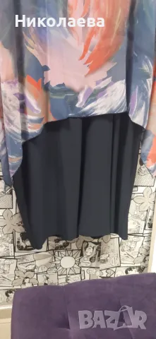 Дъга Макси Рокля -размер 64!, снимка 6 - Рокли - 49761953