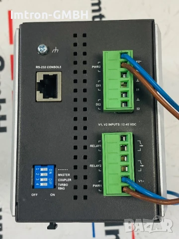 Moxa 10 EDS-510A-1GT2SFP-T Ethernet комутатор със (7) 10/100BTX порта, (1) 10/100/1000BTX  и (2) SFP, снимка 5 - Мрежови адаптери - 50984045