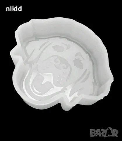 Голдън ретрийвър куче глава голям силиконов молд форма фондан шоколад гипс сапун смола, снимка 3 - Форми - 48360695