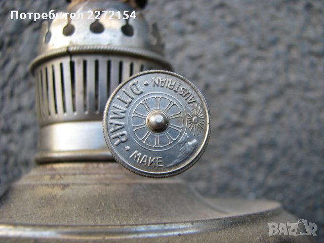 Газена лампа DITMAR, снимка 5 - Антикварни и старинни предмети - 28603501