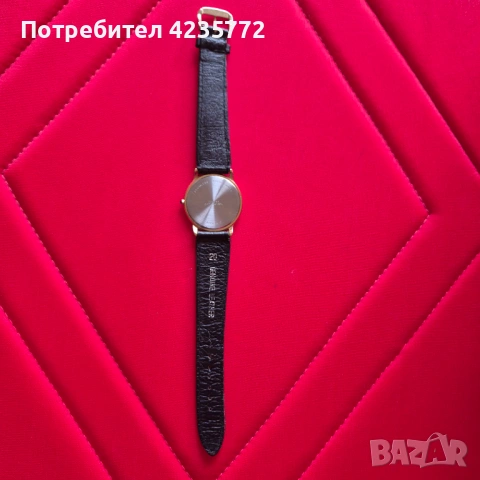 Позлатен швейцарски кварцов мъжки часовник. , снимка 5 - Мъжки - 53147149