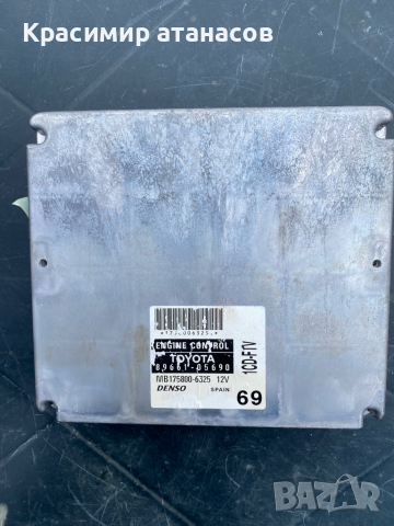 89661-05690.MB157800. Компютър двигател за Тойота Авенсис Т25.89661-05690.MB157800-6325.