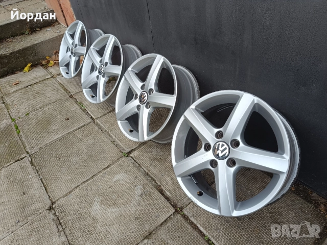 ОРИГИНАЛНИ джанти 16 ' цола 5х112 57,1 VW GOLF TOURAN / ФОЛКСВАГЕН, снимка 5 - Гуми и джанти - 52380194