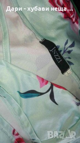 Еластична блузка, цвят мента, на рози👗🍀M/L,L,XL👗🍀арт.2081, снимка 4 - Туники - 33652762