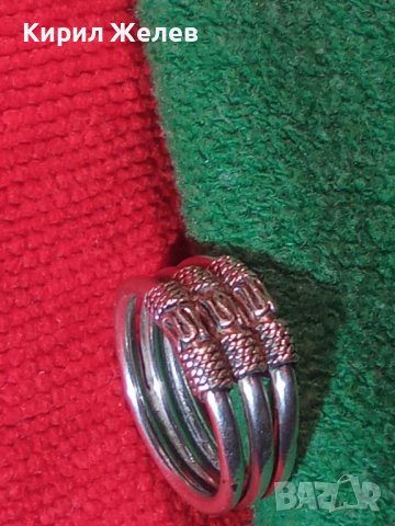 СТАР СРЕБЪРЕН РЕТРО ПРЪСТЕН ВИСОКА ПРОБА СРЕБРО МАЙСТОСКИ - Тип КРАЛСКА ПЛЕТКА ОРНАМЕНТИКА 27349, снимка 17 - Антикварни и старинни предмети - 36797995