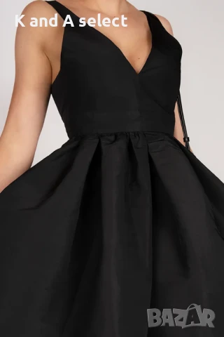 Черна рокля – Velvet Night, снимка 4 - Рокли - 51170724