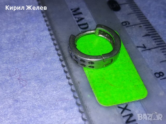 СТАРА СРЕБЪРНА РЕТРО - АРТ СРЕБЪРНА ОБЕЦА СРЕБРО 925 АЖУРНА РЪЧНА МАЙСТОРСКА ИЗРАБОТКА 26345