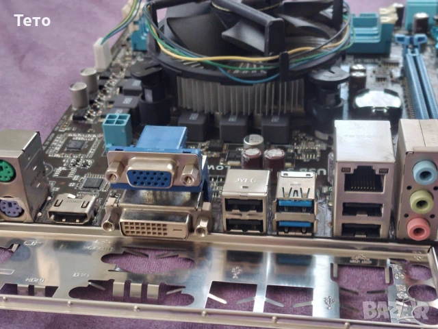 Дънна платка Asus P8B75-M LE с Intel Core i5-3570K + охладител, HDMI, снимка 2 - Дънни платки - 53170498