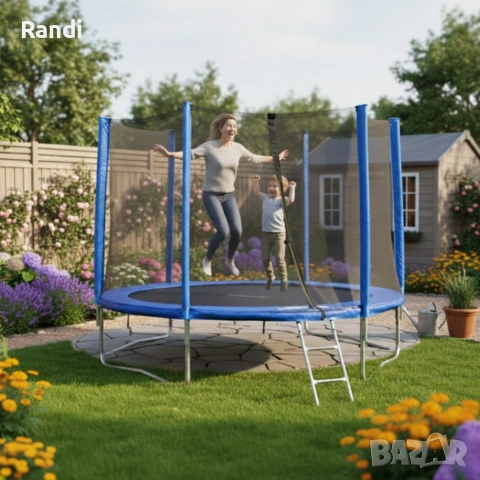 Батут с външна мрежа Jump 10ft - безопасно забавление и тренировка