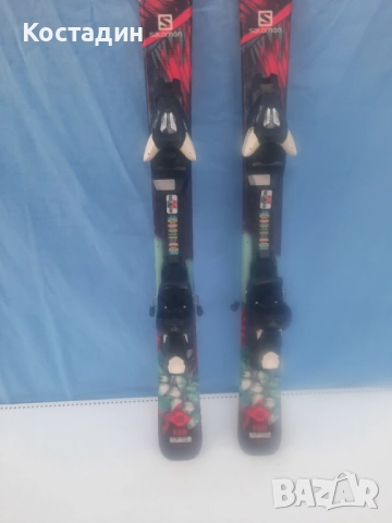Карвинг детски ски  Salomon Q-LUX JR 110см , снимка 3 - Зимни спортове - 52777110