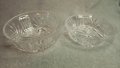 Дви кристални кръгли бонбониери от един лот, различни, снимка 3